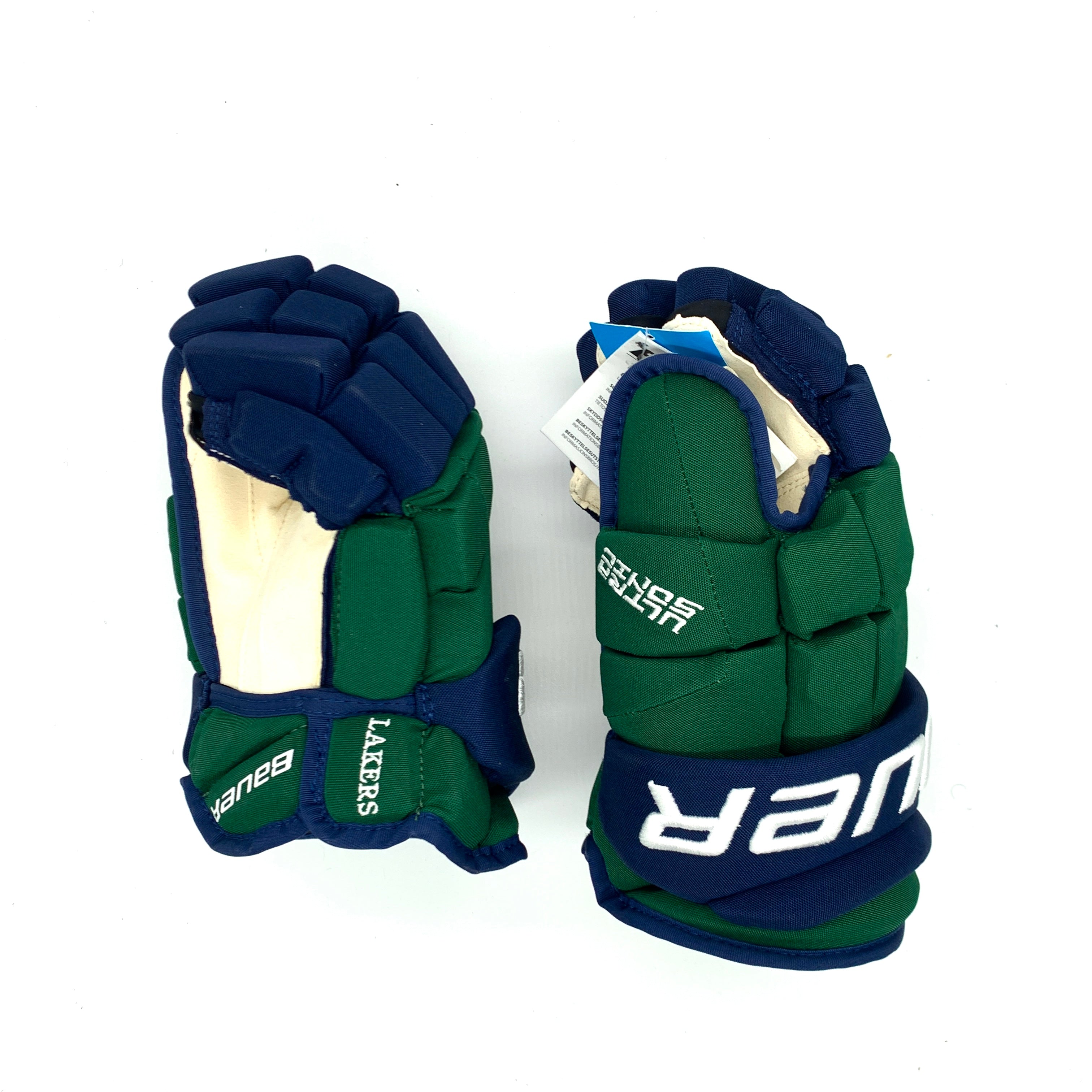 Bauer Supreme Ultrasonic - Gant NCAA Pro Stock (Vert/Bleu)